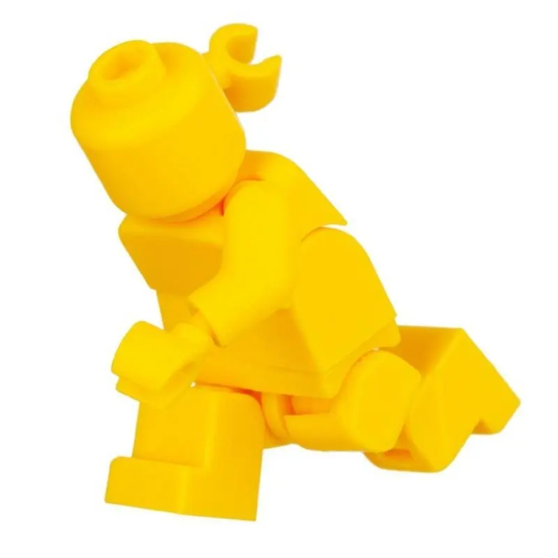 2026 Hot selling toys Solid Multi-Color Building Block Little Figures, Durable Construction, Creative Play Toys with Movable Joints, Third-Party Compatible Modification Accessories Internet-famous toy