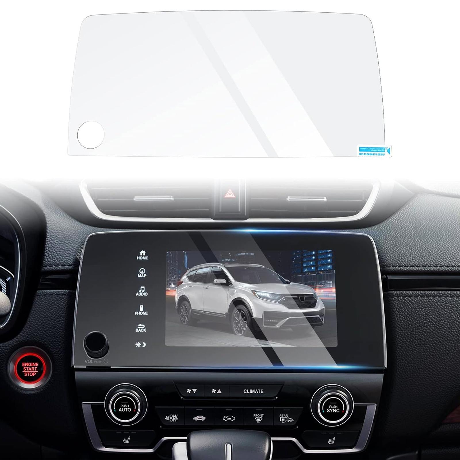 Canvcle 2017-2022 Honda CR-V CRV EX EX-L Touring 7-Inch Tempered Glass 9H Navigation Touchscreen Protector Film for Car Screen Protection & Smooth Touch