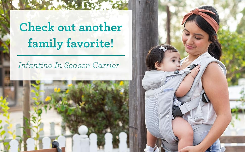 Hands-Free Baby Wrap Carrier, Flip 4-in-1 Advanced Carrier, Convertible Face in or Out or Front, Ergonomic, Travel with Baby Easily, Relieve Fatigue, Newborns and Older Babies, Maximum Load Bearing 32 lbs