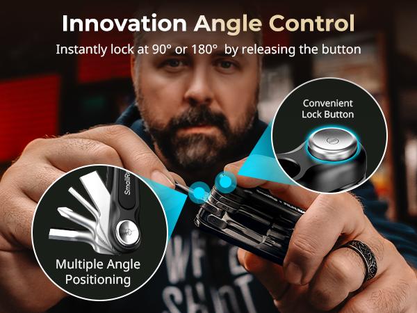 SmallRig x FILM RIOT Folding Tool Set with Screwdrivers and Hex Key Wrenches, Multiple Angle Positioning, Portable and Compact Design