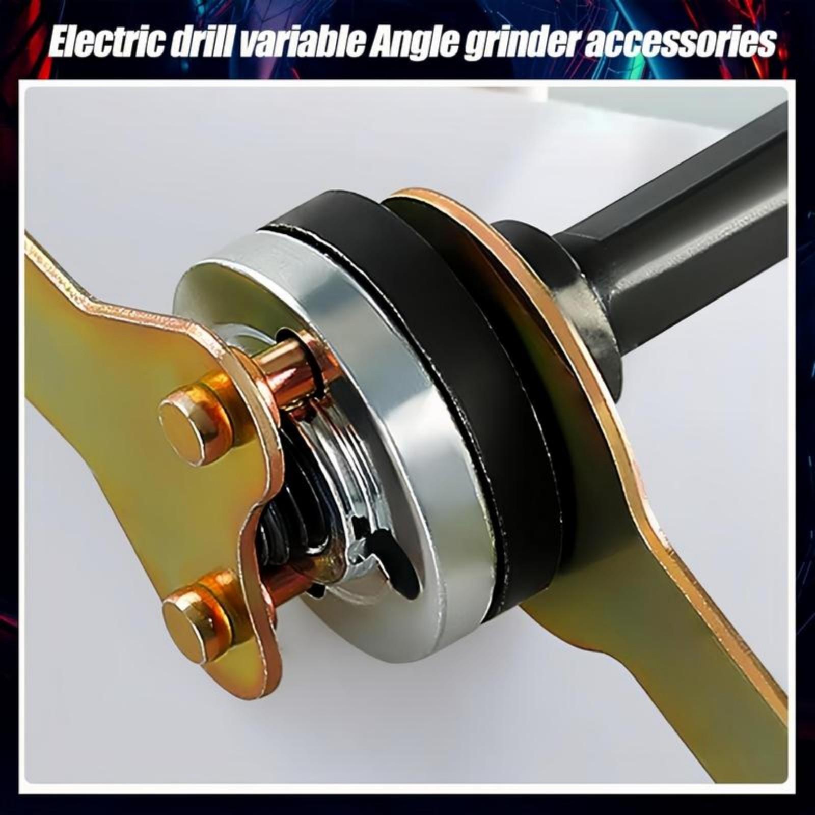 Angle Grinding Tools Accessories, 6mm & 10mm Arbor Mandrel Adapter with Spanner, Conversion Angle Grinding Adapter Connecting Rod Kit for Electric Drill,Hardware, Heavy Duty, Industrial.