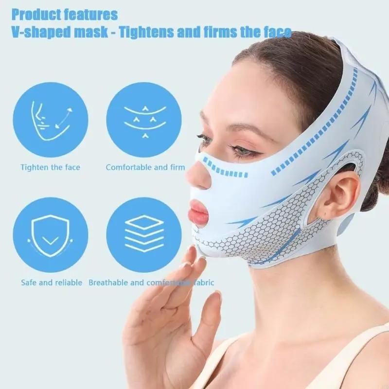 Facial Lifting Bandage, Face Massage Mask, Tightening Face Mask, Slimming Face Shaper, Facial Sculpting Tool, Device