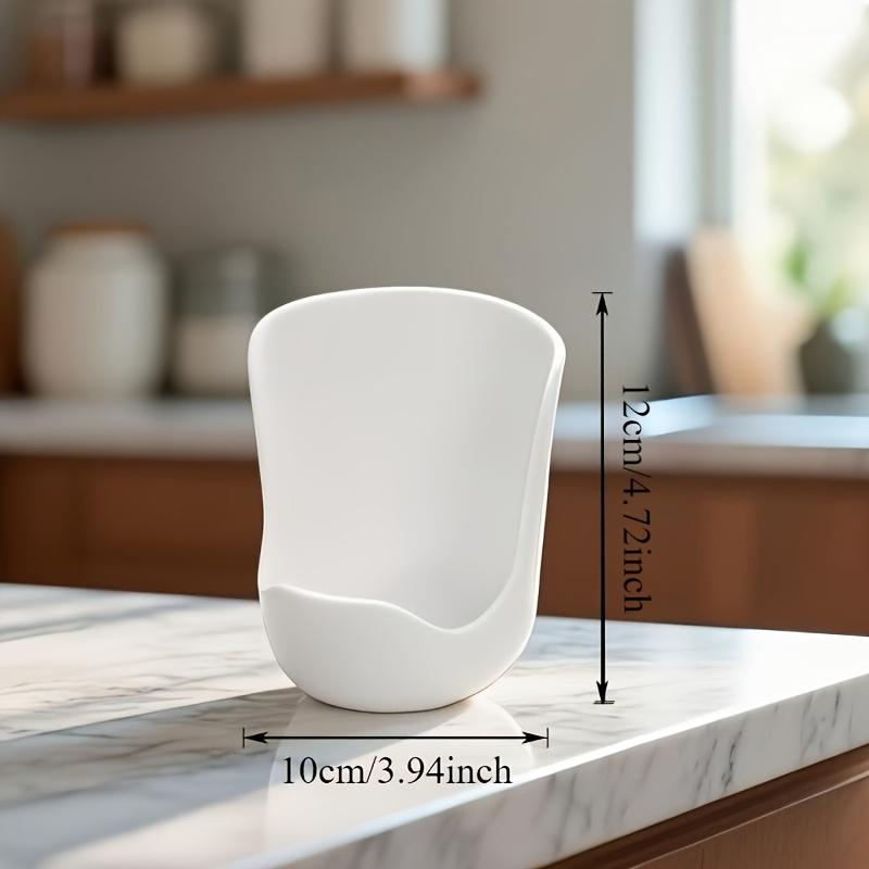 Countertop drain pot lid rack, kitchen spoon storage rack, thick cutting board storage rack