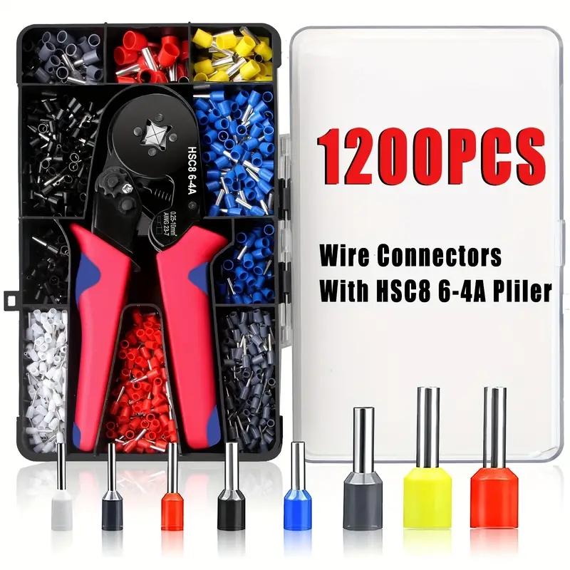 Multifunctional Wire Stripper Tool, Insulated Cold Press Terminal Crimping Pliers, Precision Durable DIY Project Tool for Home & Professional Use