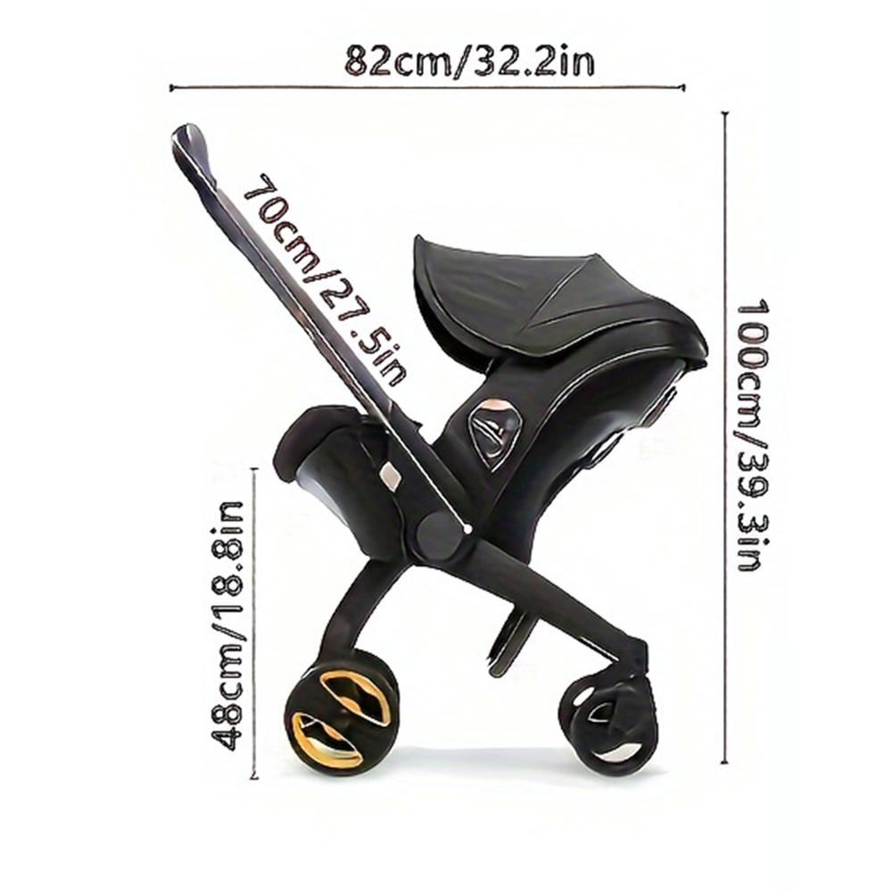 BRODARK Baby stroller Multi-functional high landscape folding light mall supermarket outdoor baby stroller 3 In 1 Stroller, High & Quality & Lightweight Travel Stroller For Babies Adjustable Bassinet