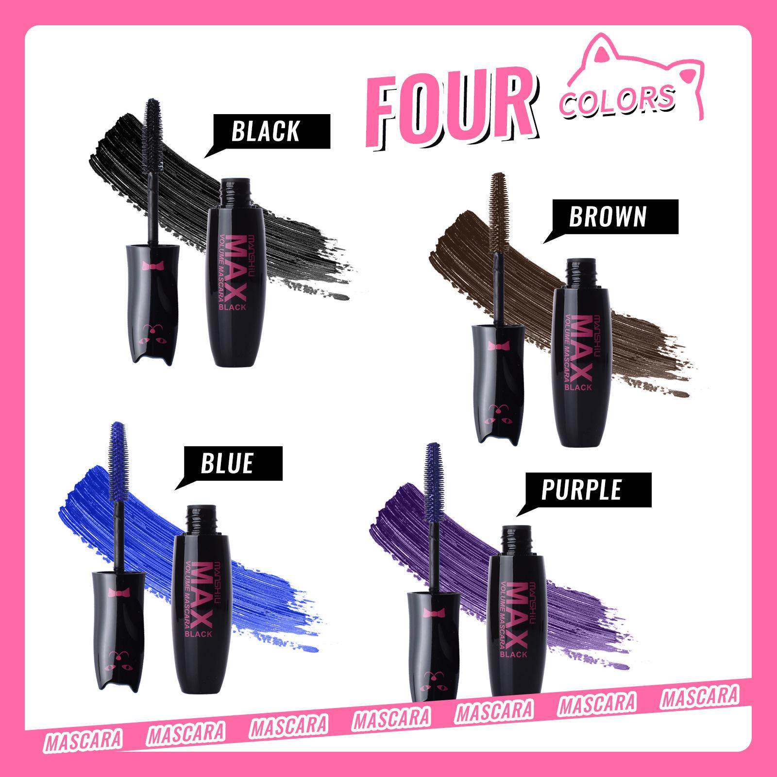 Manshili Cat Mascara Color Curled Mascara