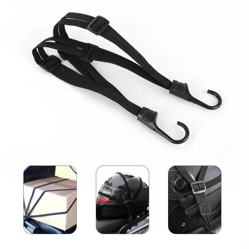 A multi-functional binding strap, motorcycle helmet binding strap, adjustable elastic elastic rope, hand-held electric bike net pocket tension rope hook, bicycle rear seat binding strap, suitable for outdoor travel and camping