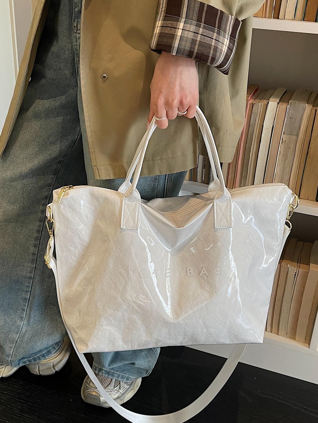 Large-Capacity Tote Bag for Women, Casual Versatile High-quality Daily Commuter Tote, Fashionable Shopping Bag, Leopard Print Tote Bag