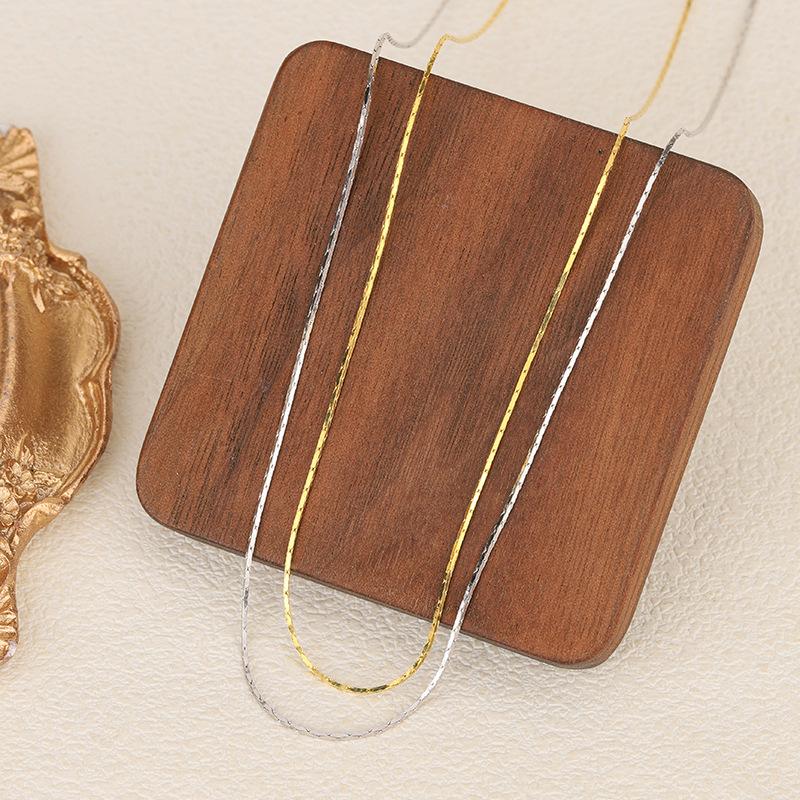 Universal Boxed Chopard Chain 40-55cm Long Chain, with Small Hole Pendant DIY Necklace Universal Chain Gift for Girlfriend
