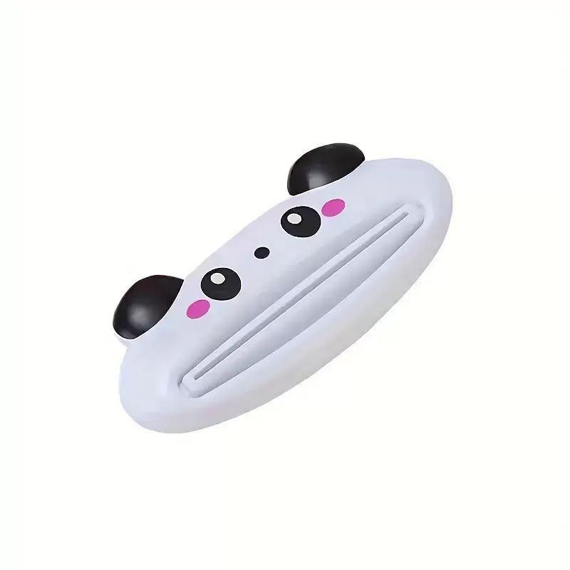 Cartoon Animal Toothpaste Squeezer Set, Fun Plastic Bathroom Accessories, Independent and Easy to Use, Modern Style Toothbrush Holder