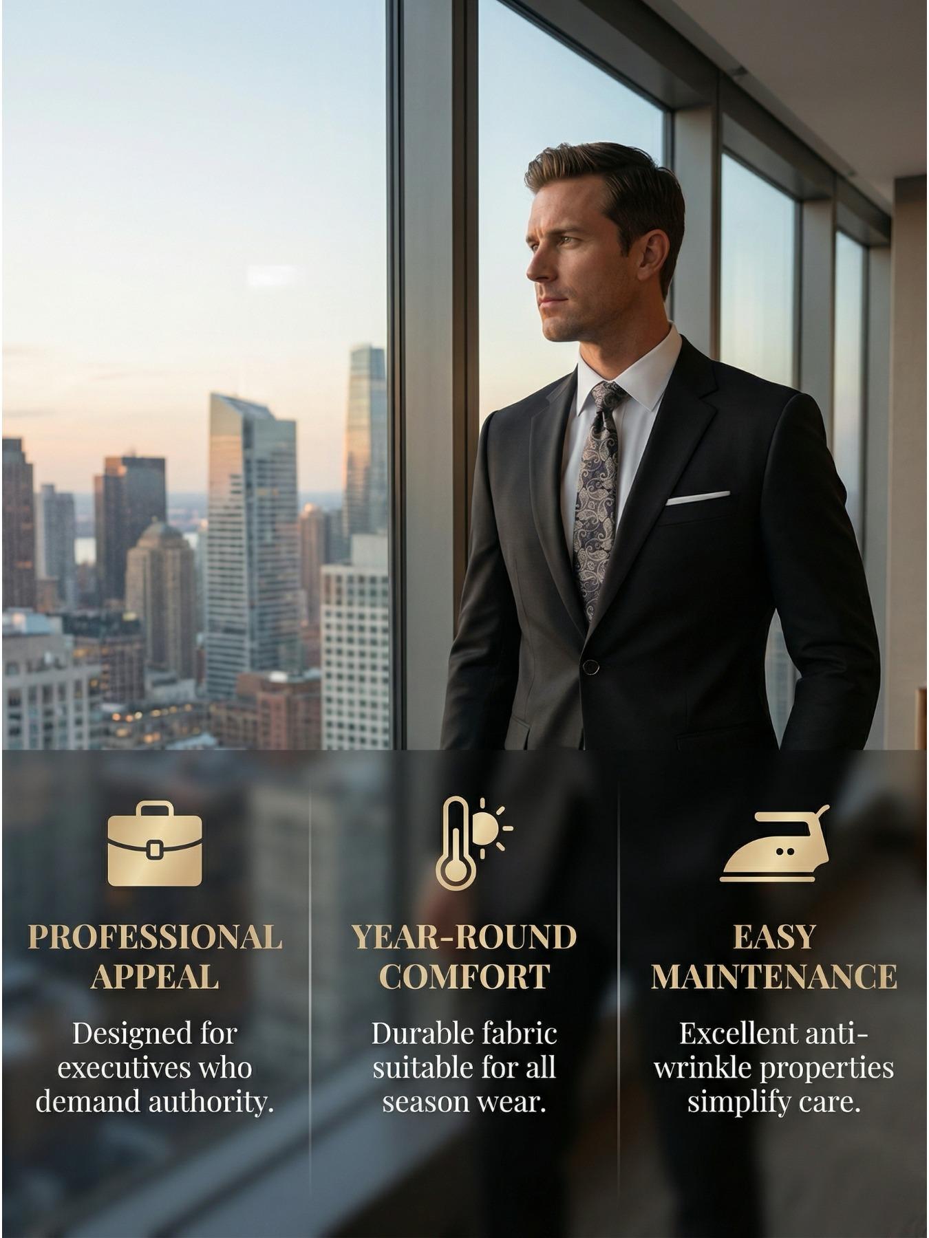 Men's 3pcs Suit Set, Work Uniform, Holiday Gift, Business, Halloween, Large Suit, Formal Tie, Suit Pants, Wedding Dress
