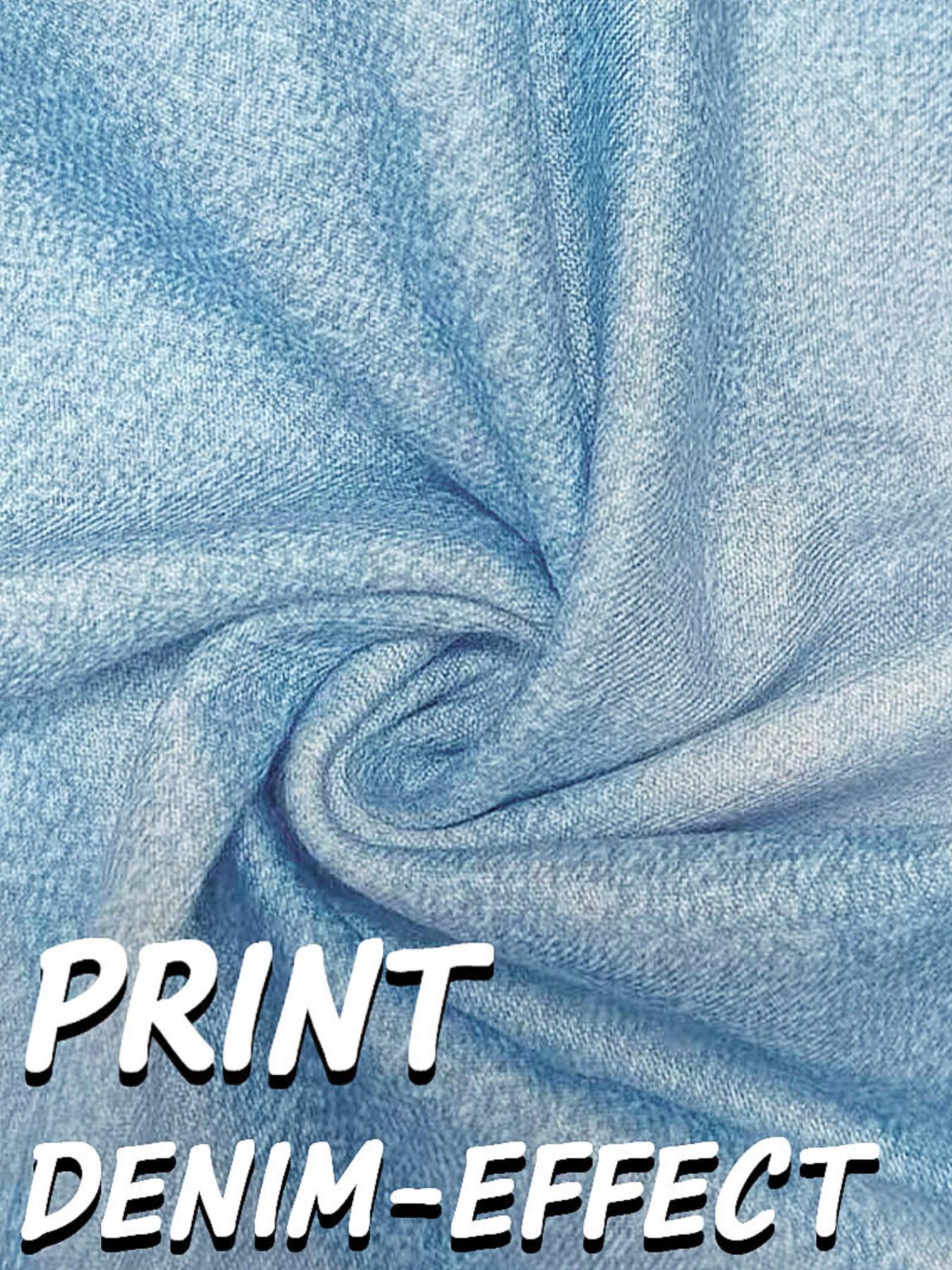 Women's Printed Skinny Pants Non-Denim Fabric, Faux Denim Bottoms, Five-Pocket Design, All Season Wear, Comfortable & Stylish