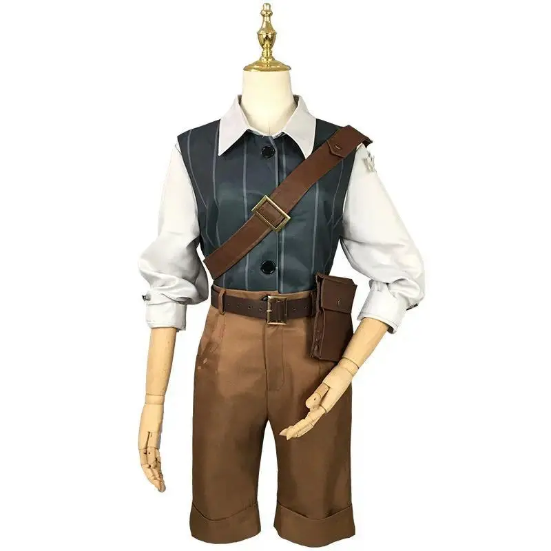 High Quality Identity V Cosplay Costume Unisex Man Female Mercenary Survivor Full Sets Cosplay Costume Naib Subedar With Hat wig