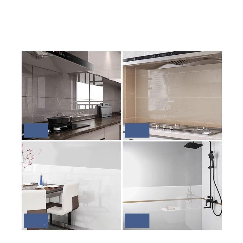 Invisible Kitchen Oil-Proof Film Roll, High Temperature Resistant, Static Cling Plastic Protector, Clear Grease & Dirt Barrier