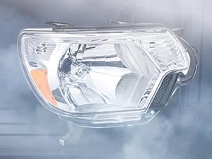Nilight 2012 2013 2014 2015 Toyota Tacoma Headlight Assembly Chrome Housing Amber Reflector Clear Lens