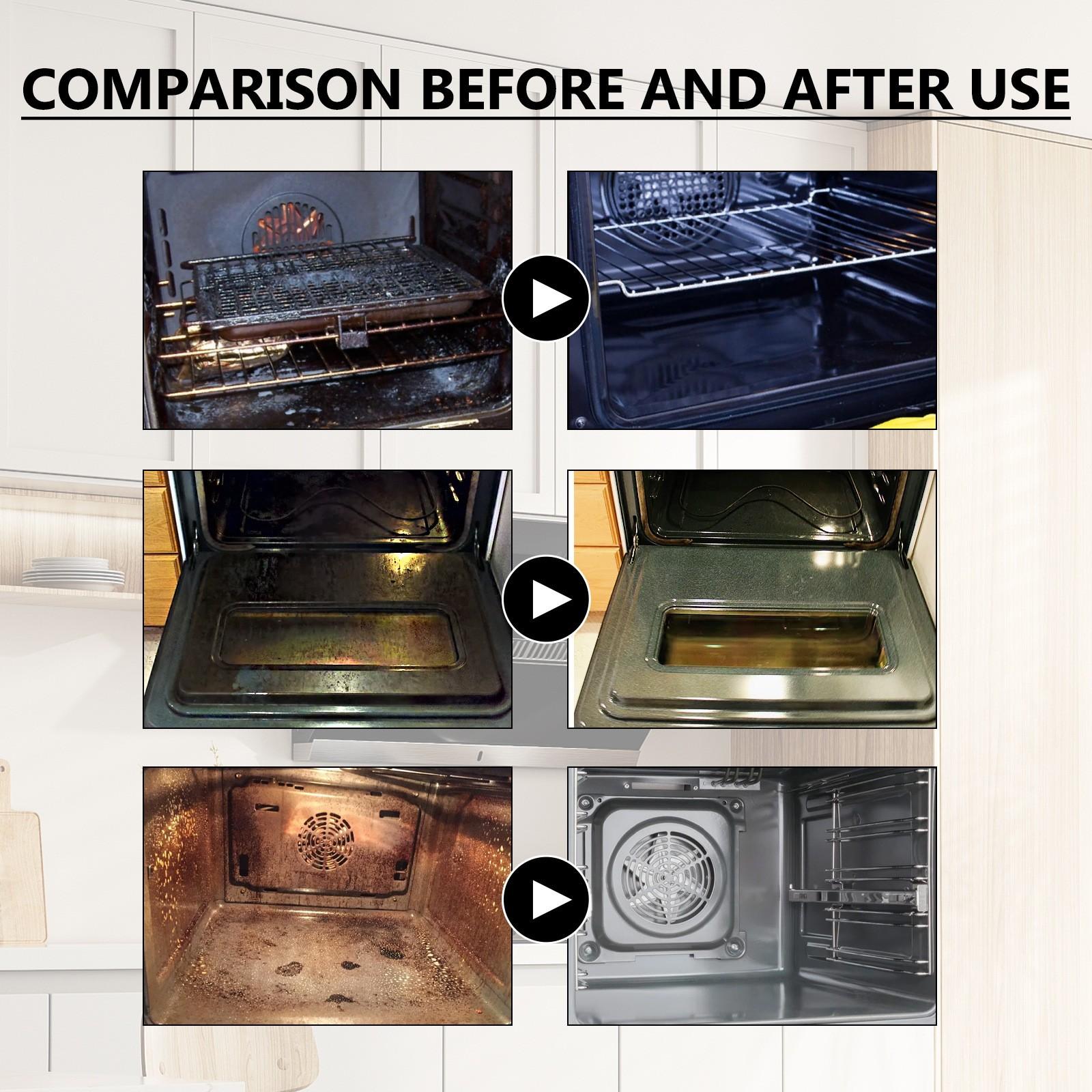 Oven & Grill Cleaner, Oven Rack Specific Stain Remover Odor Eliminator Grease Remover, Effective Kitchen Cleaning Solution