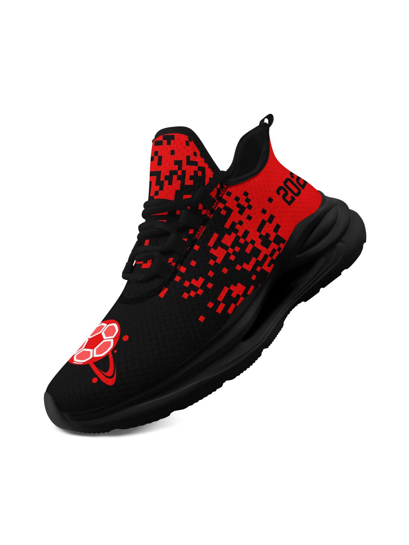 COOLCUSTOMIZE Men's SUI 2026 Soccer Pixel Art  Sports Shoes, Stylish Breathable Running Sneakers, Casual  Footwear