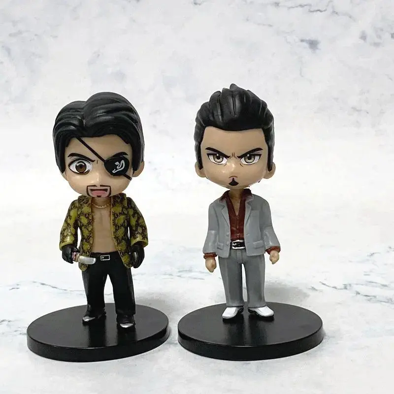 2026 Hot selling toys Yakuza Like A Dragon Kazuma Kiryu Goro Majima Ichiban Kasuga PVC Cute Action Figure Model Doll Toys 10cm Internet-famous toy