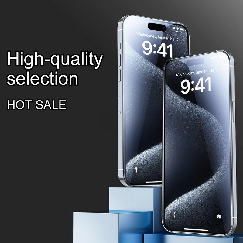 FUNCAT  【3PCS】Screen Protector Cabin; Dusk-free application,No bubble Superior protection For iphone 17/16/15/14/13/12 【3pcs A+ Reusable Cabin】 (High Definition/Anti-Spy)