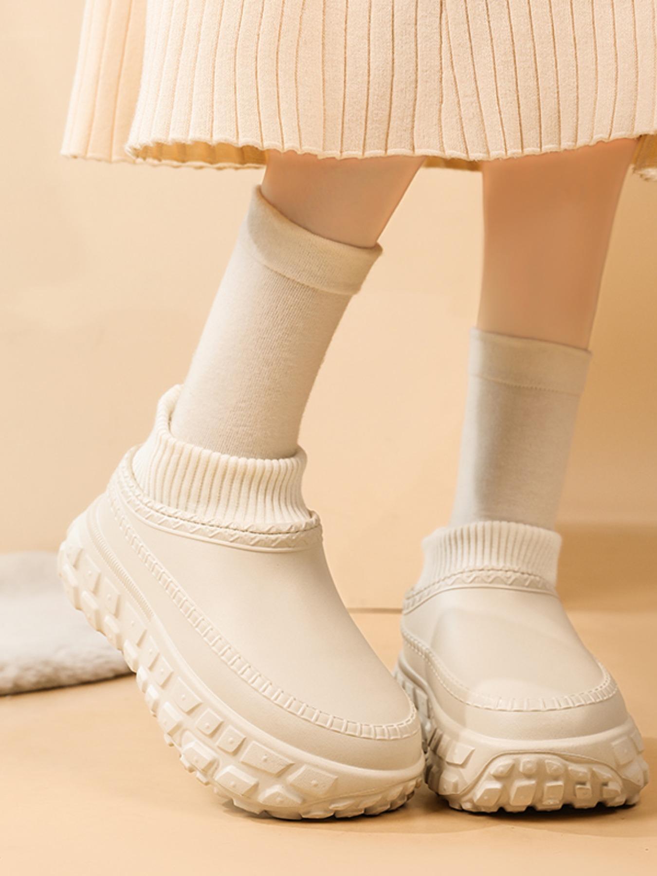 Unisex Fall & Winter Warm Eva Slippers, Thickened Insulated Lining, Anti-Slip Sole, Comfortable Garden Shoes, Ideal for Outdoor Hiking, Outdoor Walking Shoes