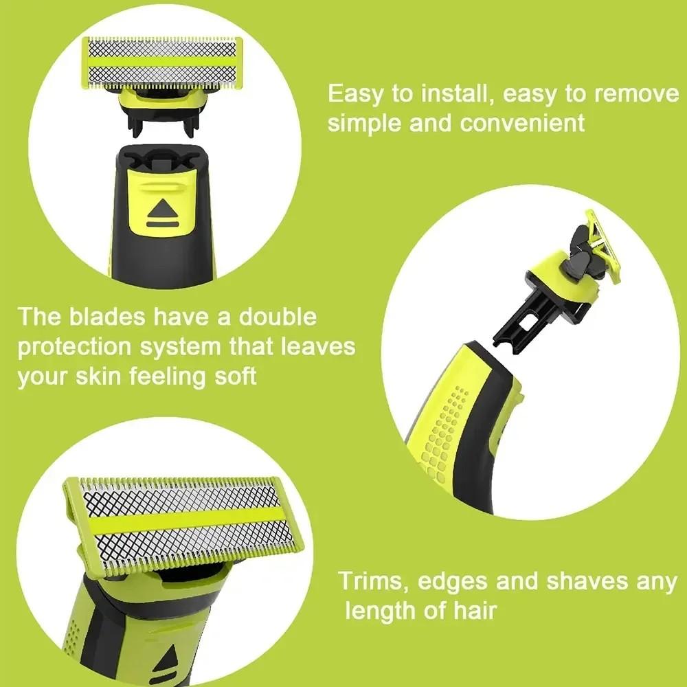 Philips Replacement Small T-Shape Blade Replacement Head Compatible with Qp2523, 2527, 6523, 2520, 2533, 2523, 2630, 6520, 6523 Models, New Condition