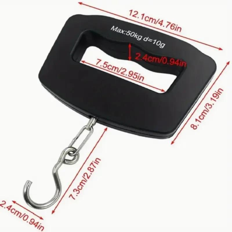 Portable Electronic Luggage Scale with Backlit Display, Visibility, Travel Weighing Tool for Suitcases, Accurate Measurement for Airline Compliance