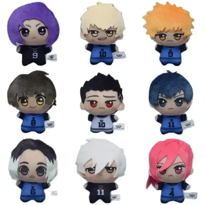2026 hot item New10cm Blue Lock Plush Toy KeyChain Pendant Nagi Seishiro Chigiri Hyoma Gagamaru Gin Action Figure Soft Bag Pendant Gifts Popular toys