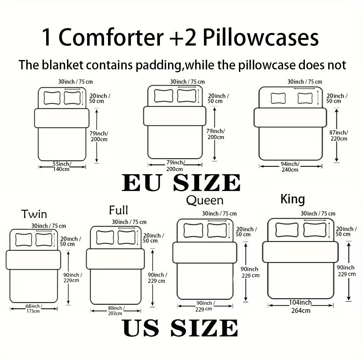 3pcs Bedding Set with Quilt and Pillowcase, Starfish and Shell Print, Comfortable and Breathable, Suitable for Adults, Teens, Kids