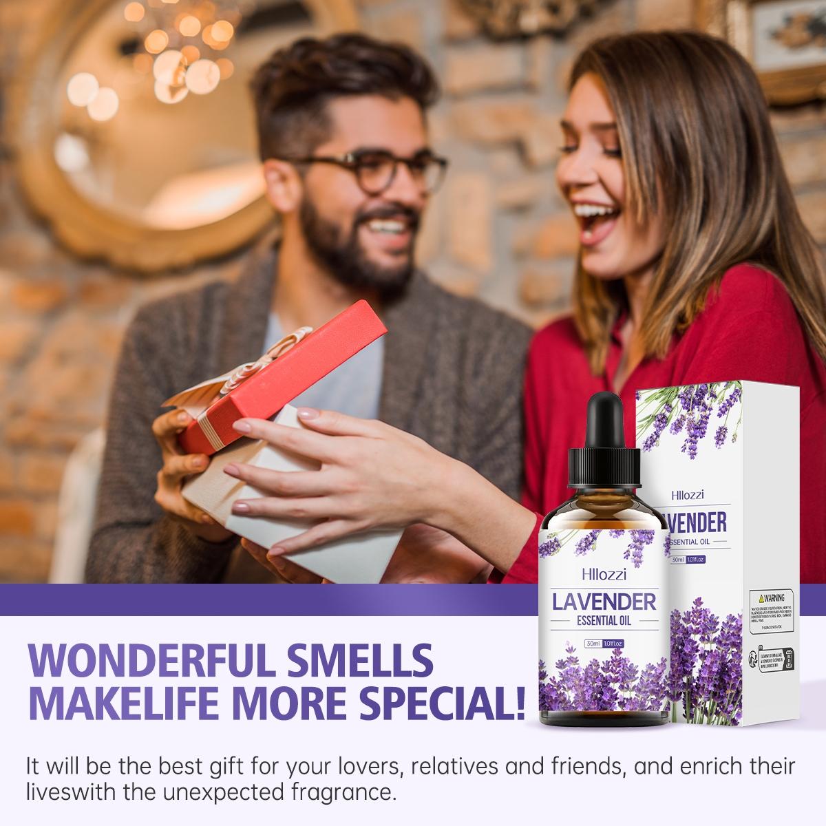 1pc 30ML Lavender Essential Oil for Diffusers, Humidifiers, Home, Living Room, Bedroom, Bathroom, Air Freshener, Stress Relief, Gift Choice, Pure Essential Oils