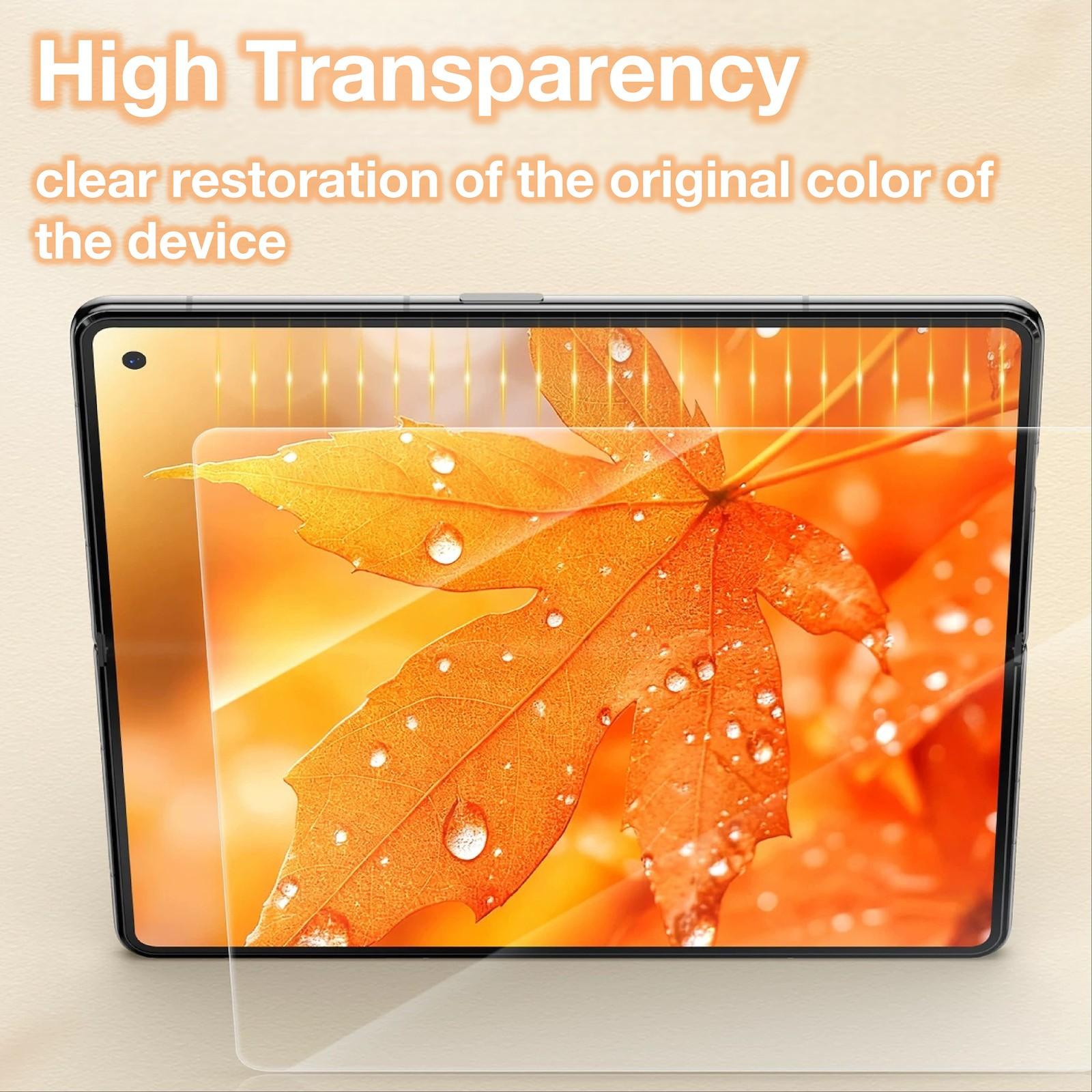 Huawei Mate X7 Foldable Screen Protector Film Set, Includes Alignment Tool, Super Smooth Application, 2-Piece Pack for Inner Display Protection