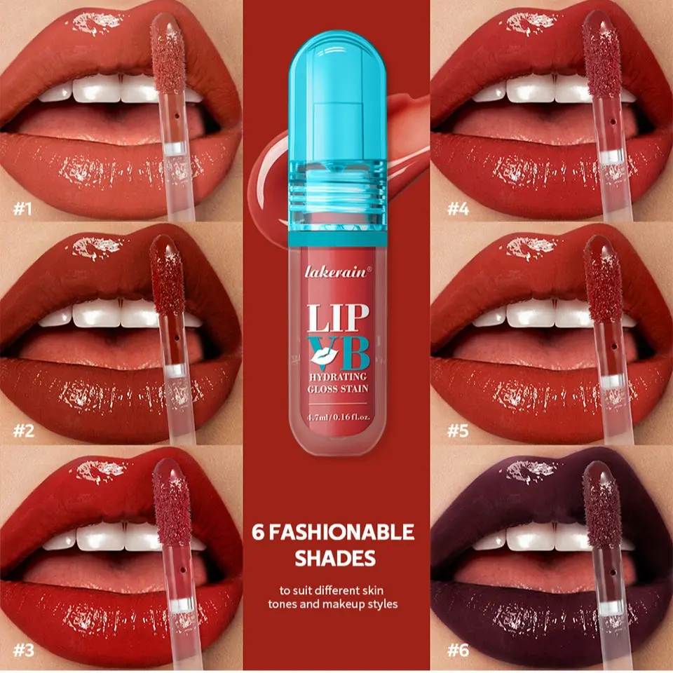 4.7ML Instant Gloss Vitamin B12 Lip Gloss, Vanilla Nourishing Hydrating Moisturizing Brightening Mirror Shine Lip Color, Enhances Complexion