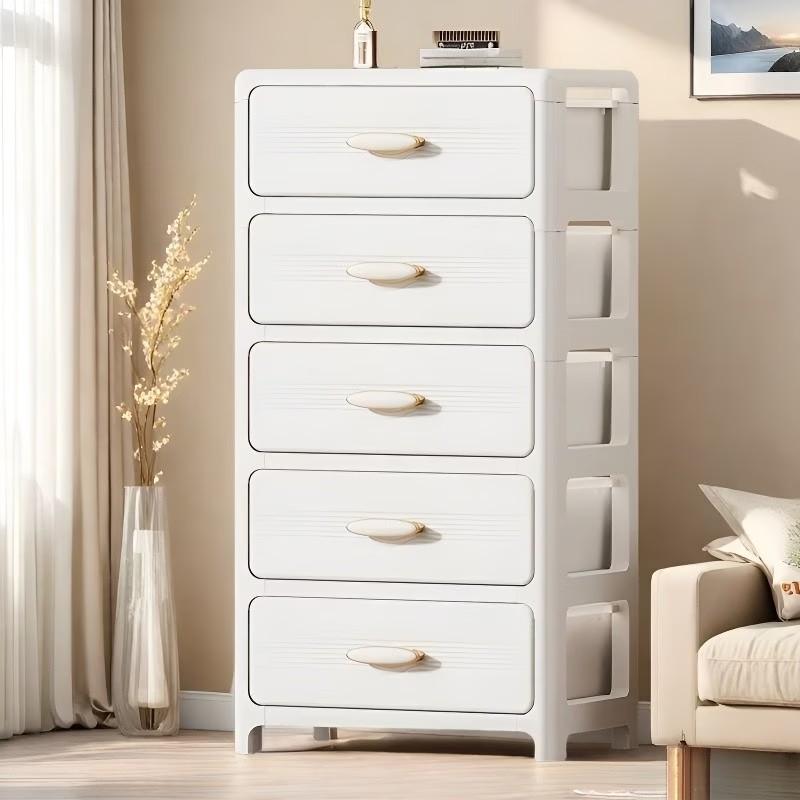 Modern Style Multi-Drawer Plastic Storage Box, Easy to Clean and Space-Saving, Multifunctional Organizer for Bedroom Living Room Office Dormitory