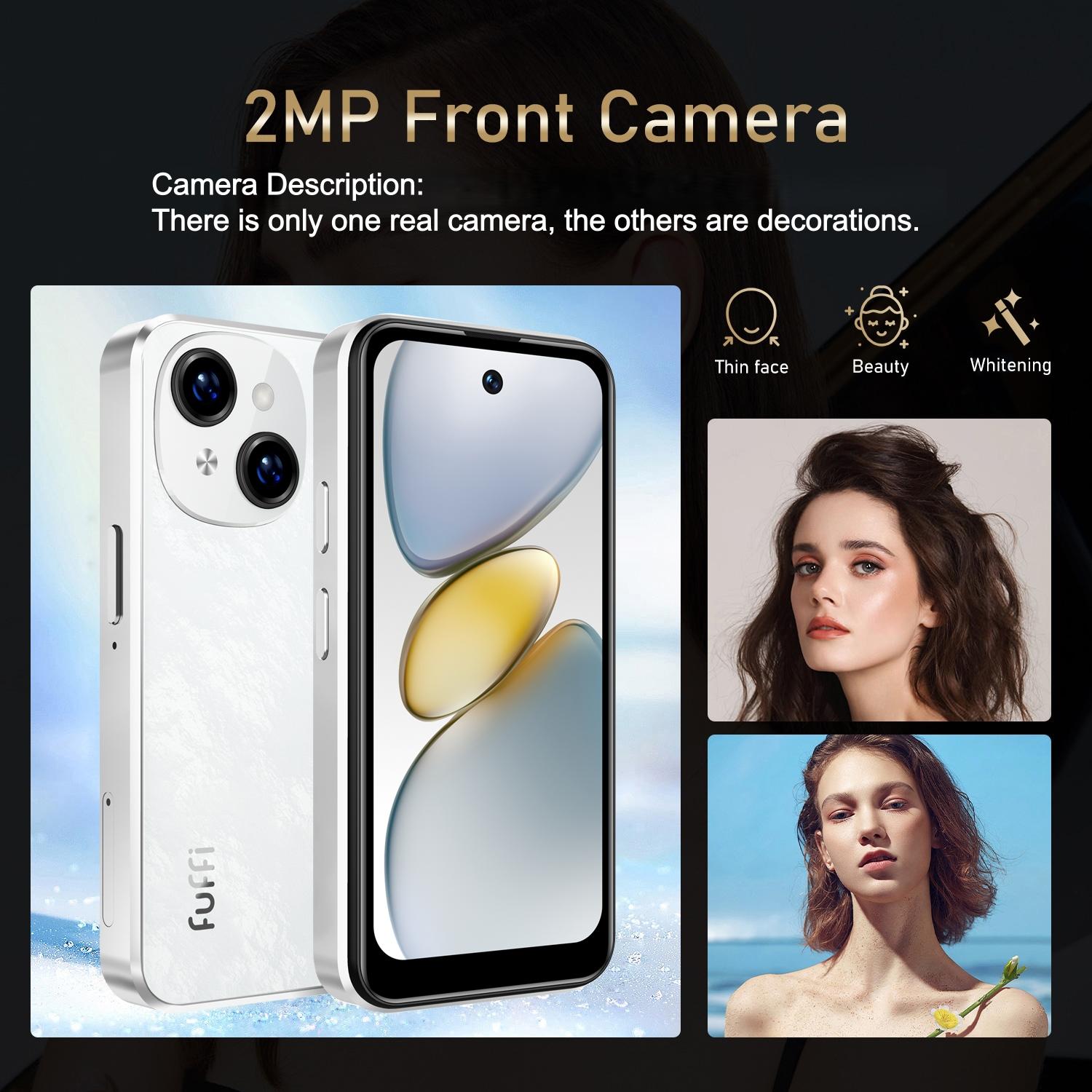 FUFFI-Mini Smartphone, 3.75 Inch Screen, 2+16GB Storage, 3g Network, Dual Sim, Android 8.1, Fashionable Phone, New Model, Cellphone