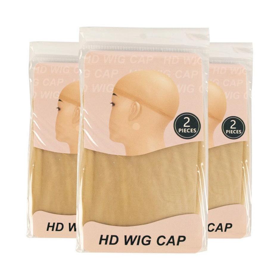 Thin Cap for Women Invisible Ultra-thin Stretchy Stocking HD Wig Caps for Lace Front Wigs Sheer Wig Cap