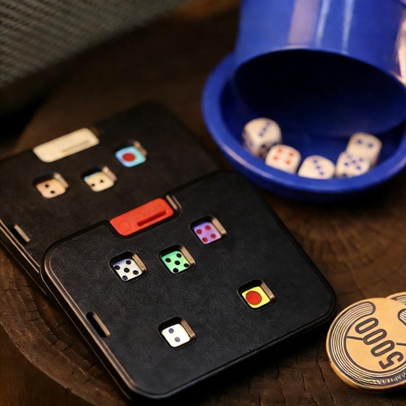 Press Button Dice Roller Game Cards, Tabletop Party Game Essential, Creative Gift for Boys, 5 Dice Tray Set, Must-Have Party Game Press Button Dice Roller Game Cards, Tabletop Party Game Essential, Creative Gift for Boys, 5 Dice Tray Set, Must-Have Party Game