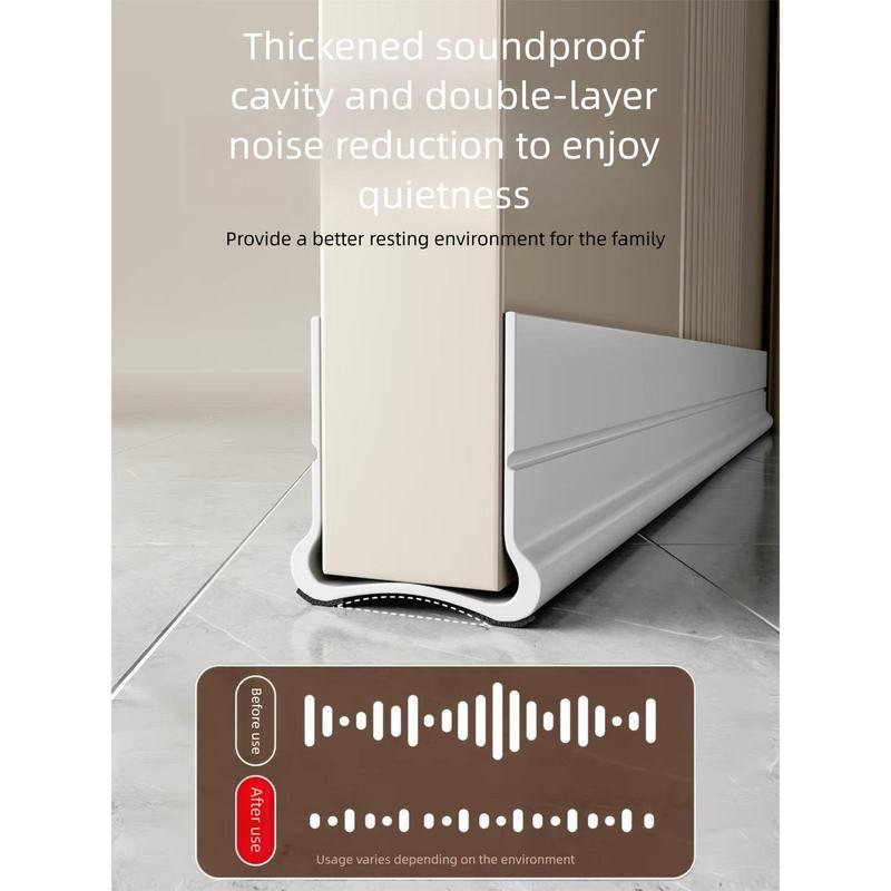 Door weather strip in use