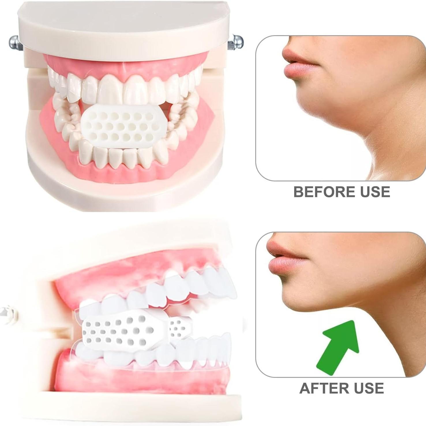 Unisex Jaw Exerciser Set, Jawline Trainer, Jaw Enhancer, 3 Resistance Levels (6 Pieces), BPA-Free Silicone, Ideal for Beginners, Intermediate, and Advanced Users