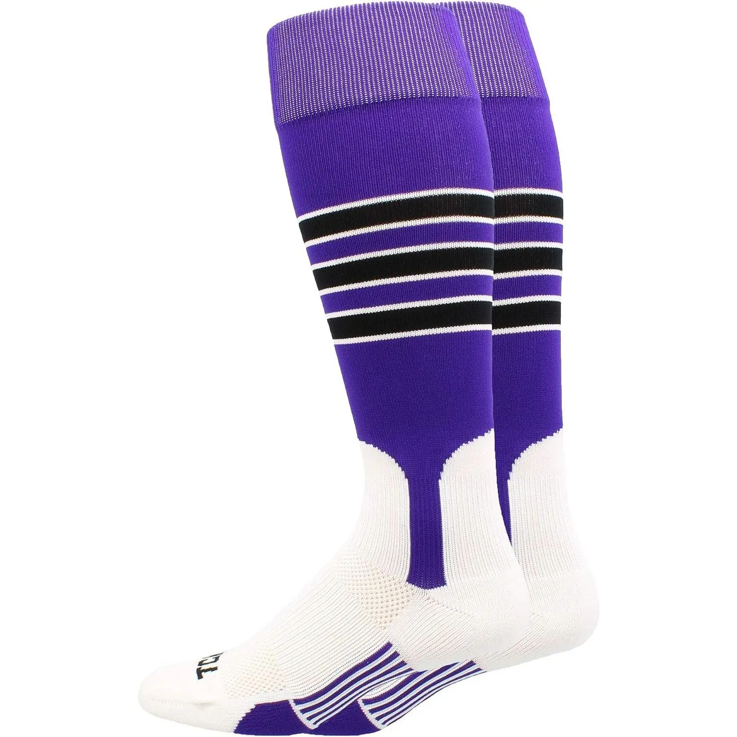 Baseball Stirrup Socks with Stripes – Pro Style Game Day Uniform Socks for Baseball & Softball