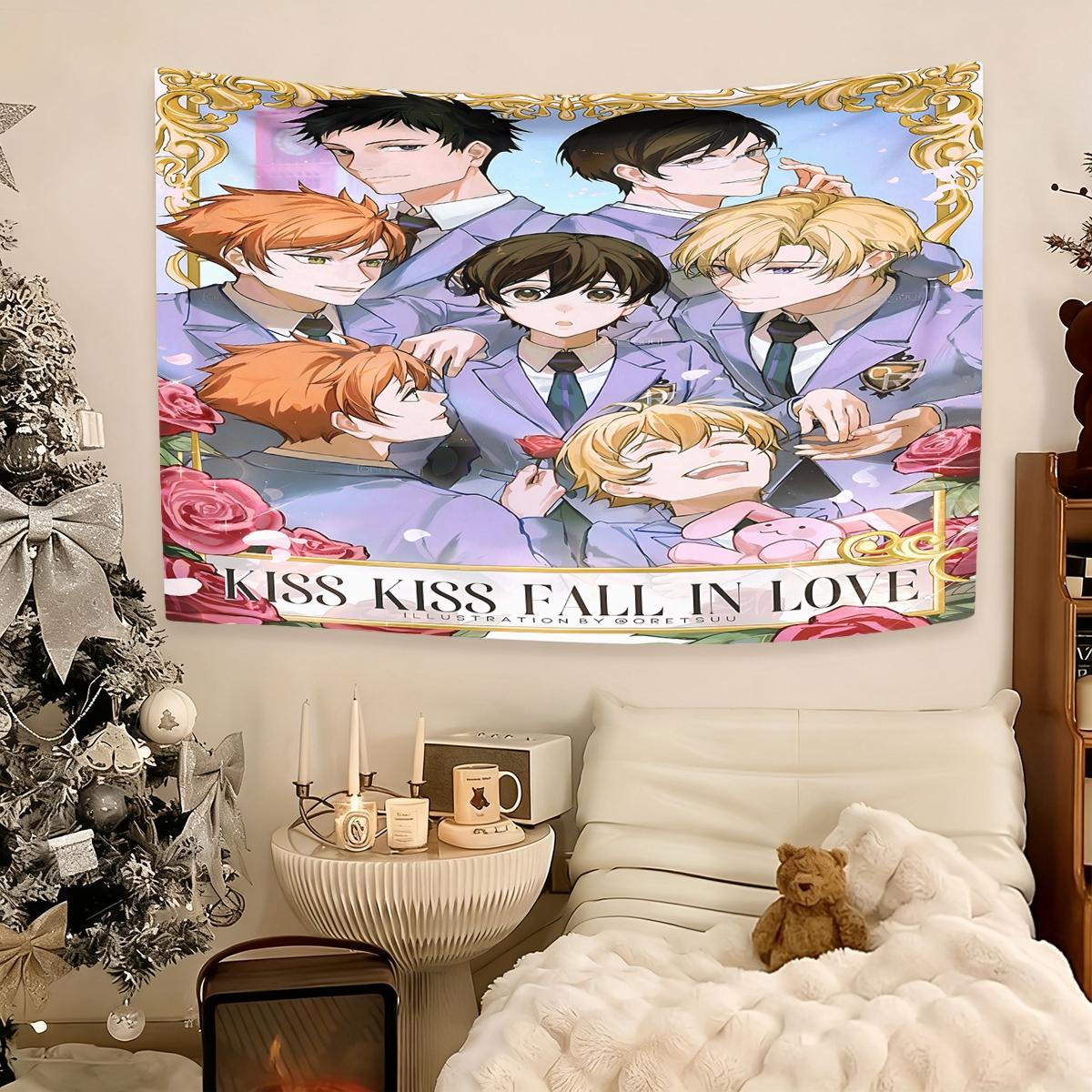 Ouran High School Host Club  Tapestry, Exquisite Patterns, Soft Fabrics, Perfect for Sofa or Bed Decoration, Comfortable Home Decoration, Bohemian Home Decoration