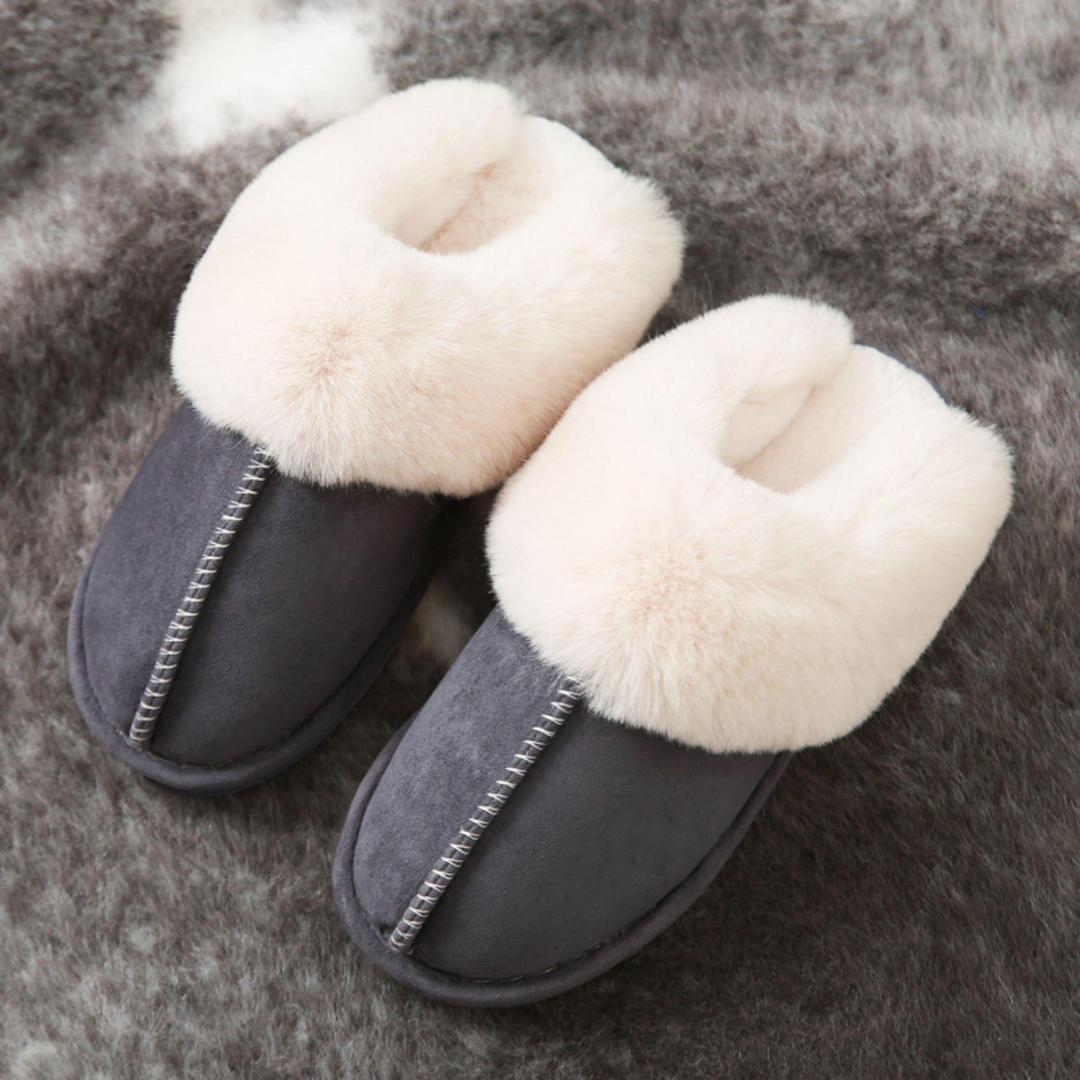 Women's Slippers Soft Plush Winter Warm House Shoes Fluffy Memory Foam House Bedroom Slippers Springfresh