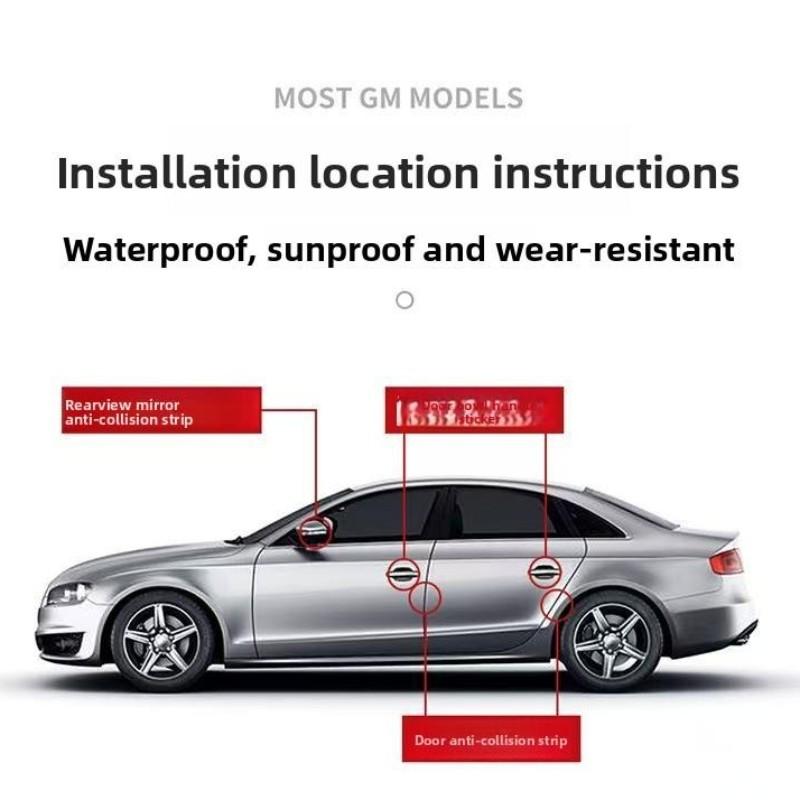 Mazda Car Door Handle Protector Set, Scratch-Resistant & Collision Prevention Film, Fits All Mazda Models, Automotive Accessories