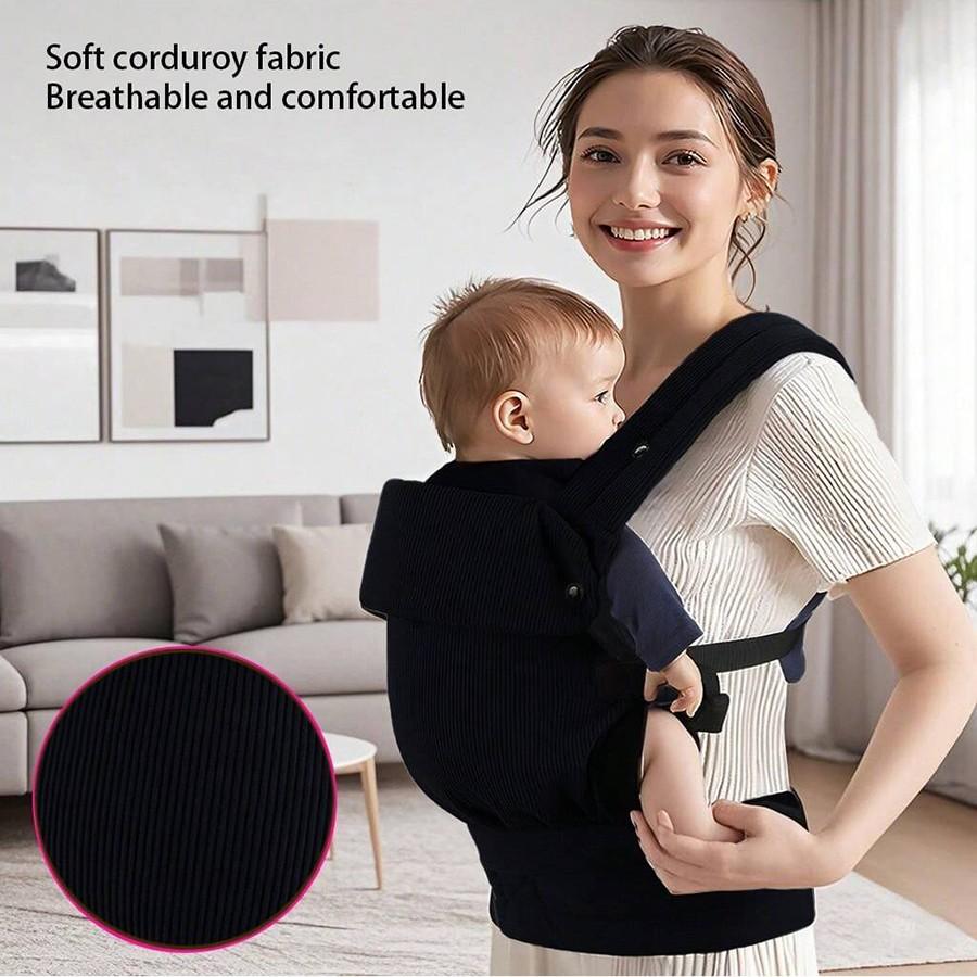 Baby Carrier Backpack Lightweight Breathable Two-In-One Front & Back Carry Newborn Baby Carrying Bag for Outdoor Use