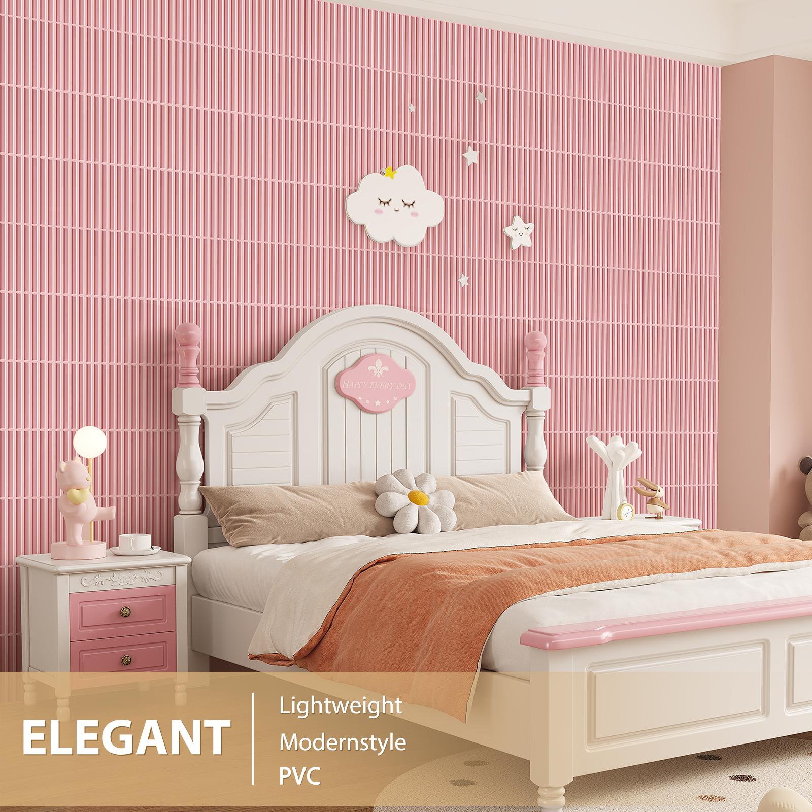 FLOLEOPA PVC Plastic 3D Wall Panels, Waterproof and Fire-Resistant, 11.8x11.8 inches, Approx. 1mm Thickness. Ideal for Living Rooms, Bedrooms, Hotels, Offices, Game Rooms, and TV Feature Walls. Modern Home Decor Vinyl. Includes Installation Accessories.