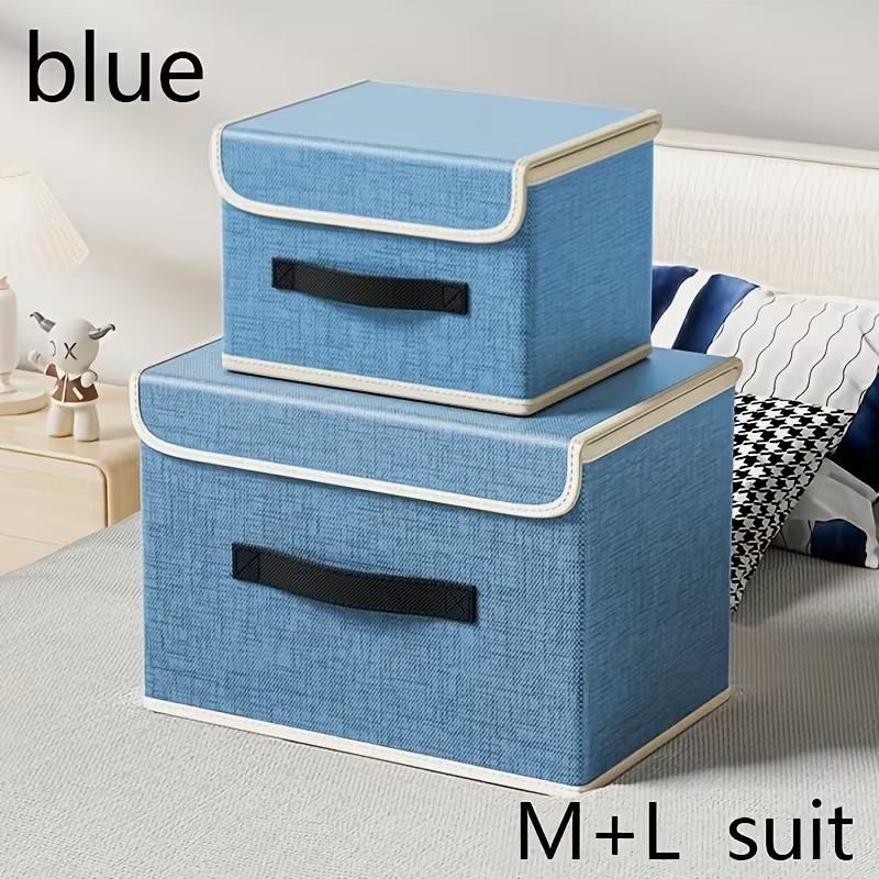 Convenient Storage Box, Multifunctional Organizer, Dustproof Foldable Container, Simple Design, Practical and Useful
