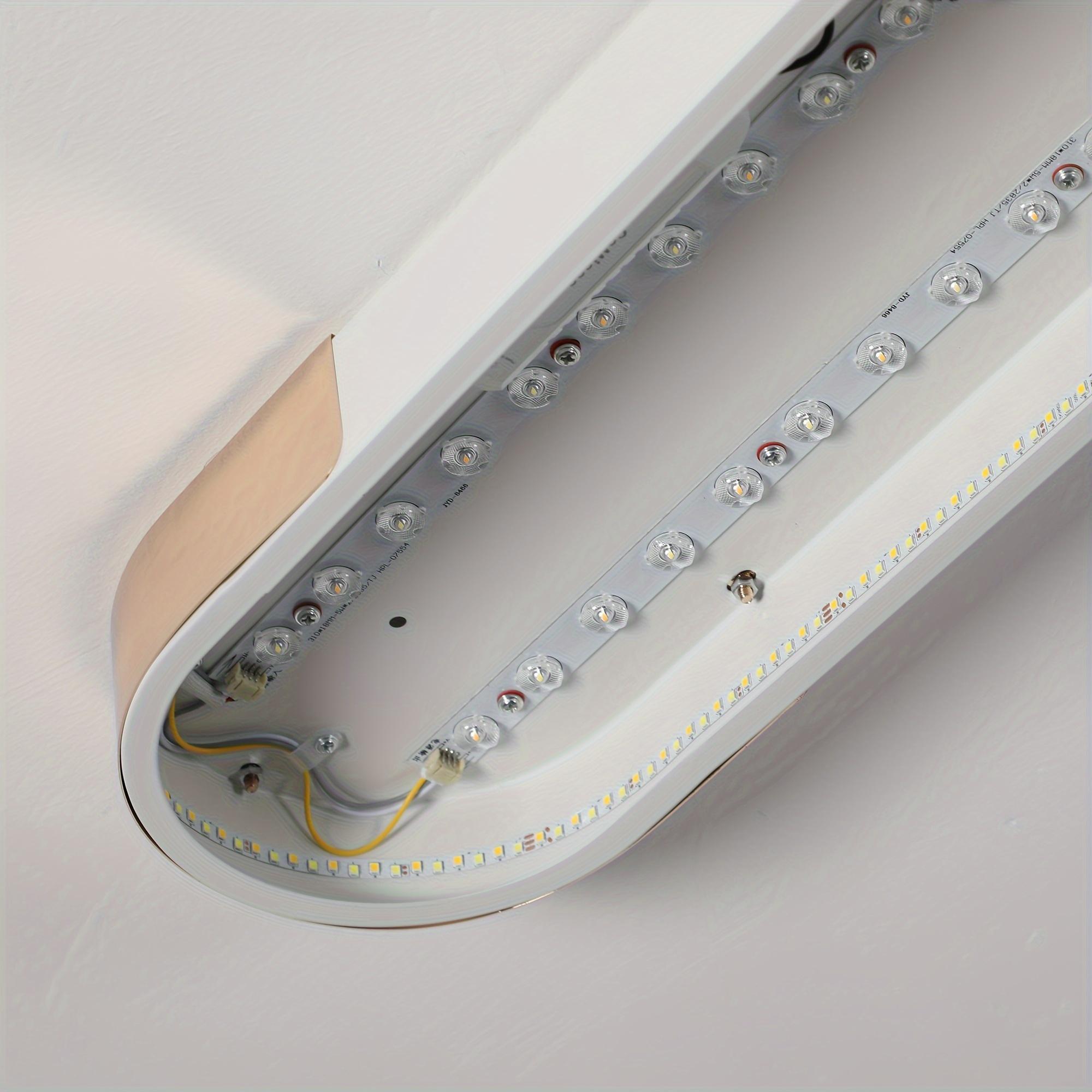 Garwarm Modern LED Dimmable Ceiling Lamp with Remote Control - Linear Ceiling Light Chandeliers for Kitchen, Living Room, Dining Room, Bedroom (Gold, 39.4in) Garwarm Modern LED Dimmable Ceiling Lamp with Remote Control - Linear Ceiling Light Chandeliers for Kitchen, Living Room, Dining Room, Bedroom (Gold, 39.4in)