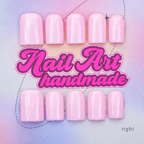 【Black Friday】Y2K Style Duckbill Square Press-On Nails, Handmade Solid Color False Nails, Available in XS, S, M and L, Perfect for Parties, Includes Adhesive Tabs, Cuticle Stick and Nail File