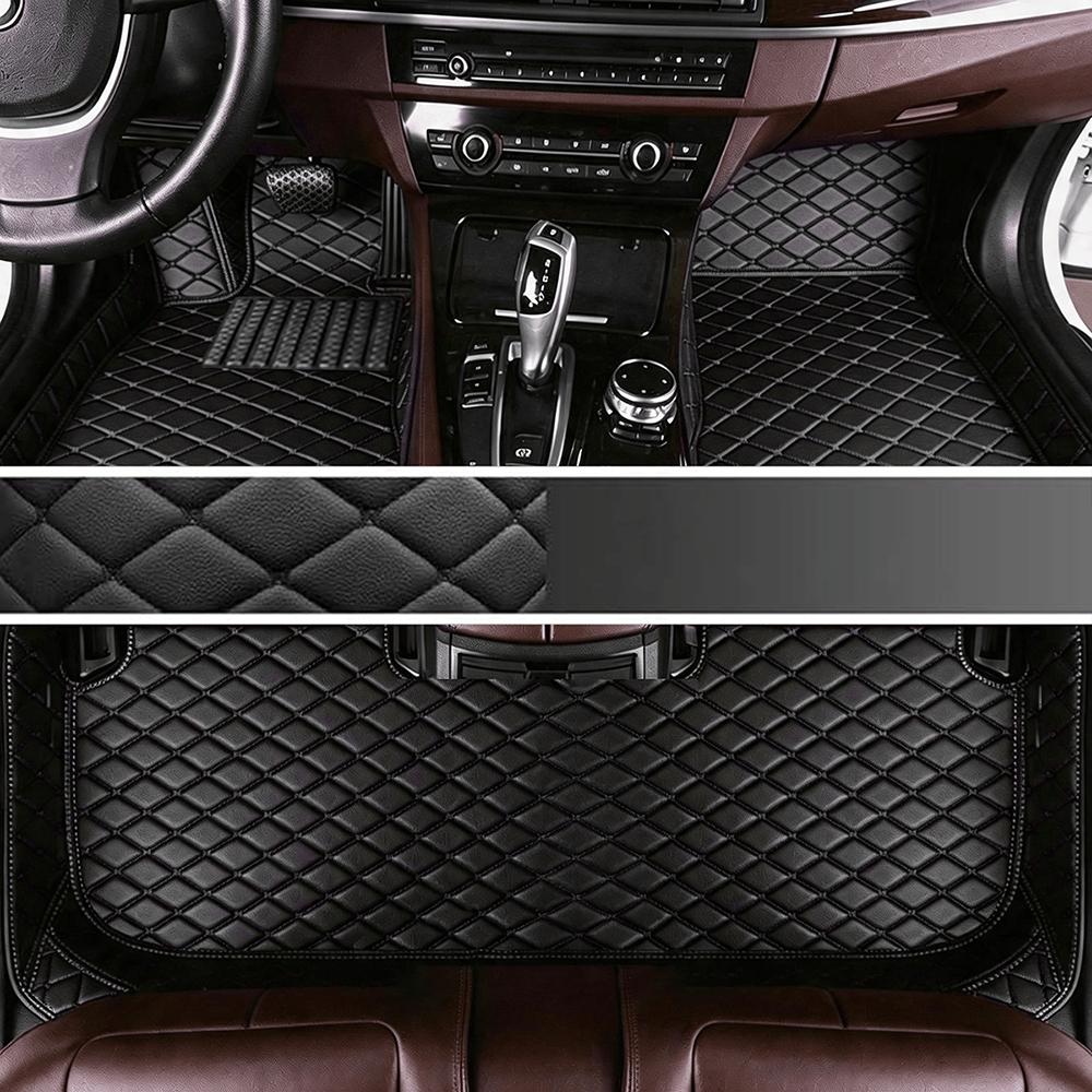 For BYD Seal 06 EV/DM-i PU leather left-hand drive car floor mat, 360 degree protection, car interior accessories, suitable for heavy weather, quick disassembly, cleaning and installation for daily use Automotive floor mats