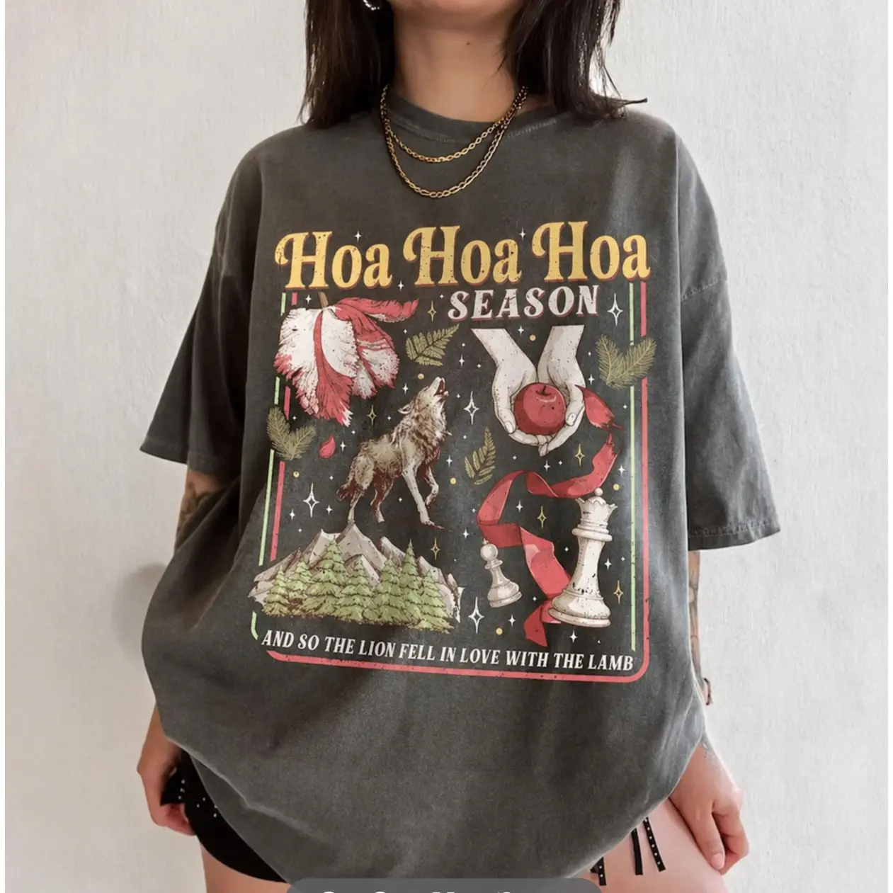 Comfort Colors Twilight Inspired Vintage T-shirt Hoa Hoa Hoa Season Vampires Tshirt City Of Forks Vampires Wolves Tee Book Lover Gift