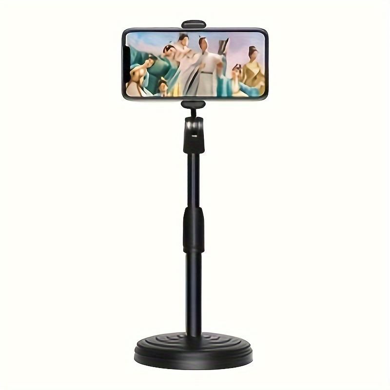 Adjustable Height Multi-Angle Abs Smartphone Cellphone Stand Mount, Durable Waterproof Tripod Base, Stable Holder with Reliable Stability for iPhone/android, Video Viewing, Photography, Gaming