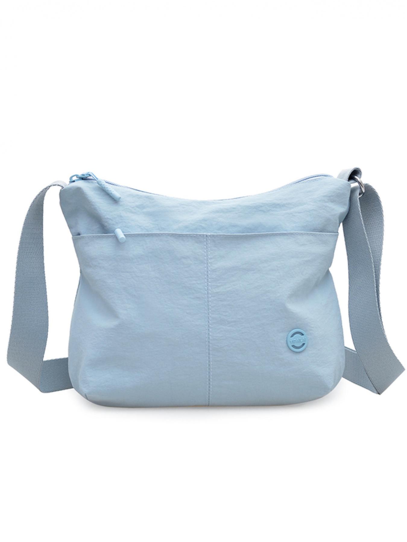 Casual Lightweight Mid-Age Mom Bag, Handbag Shoulder Purse, Multi-Layer Shoulder Bag, Solid Color Zipper Closure Crossbody Bag, Crossbody Messenger Bag, Everyday Shoulder Bag, Stylish Daily Use Accessory, Casual Crossbody Bags